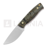 Brisa - Skinner 90 Elmax Flat, stabilized curly birch
