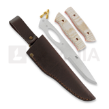 Brisa - Trapper 95 DIY Kit, N690 Scandi, brown micarta