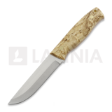 Brisa - Trooper 115, scandi, stabilized curly birch, bushcaft sheath