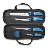 Camillus - Cuda 6pc Knife/Sharpener Set