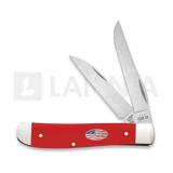 Case Cutlery - American Workman Red Synthetic Smooth Mini Trapper
