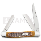 Case Cutlery - Antique Bone Rogers Corn Cob Jig Medium Stockman