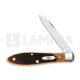 Case Cutlery - Bose Amber Bone Sawcut Jig Barehead Tear Drop