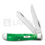 Case Cutlery - Brilliant Green Bone Smooth Mini Trapper