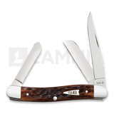 Case Cutlery - Brown Bone Peach Seed Jig Medium Stockman