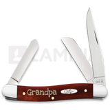 Case Cutlery - Natural Bone Smooth Embellished Trapper in Gift Tin