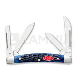 Case Cutlery - Navy Blue Bone Rogers Jig Small Congress