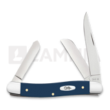 Case Cutlery - Navy Blue Synthetic Smooth Medium Stockman with Pen Blade