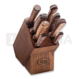 Case Cutlery - Keitti&ouml;veitsisetti, 9 kpl, Walnut