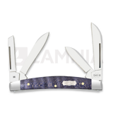 Case Cutlery - Purple Curly Maple Smooth Small Congress