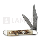 Case Cutlery - Saddlehorn Damascus, Vintage Bone