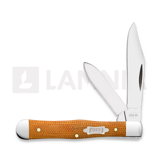 Case Cutlery - Small Swell Center Jack, Natural Canvas Micarta Smooth