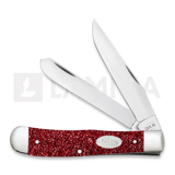 Case Cutlery - Trapper, Ruby Red Stardust Kirinite