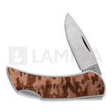 Case Cutlery - Woodchuck Camo Brushed Stainless Steel Executive Lockback