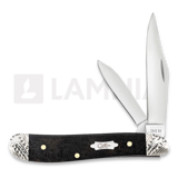 Case Cutlery - Worked Bolster Ebony Wood Smooth Peanut