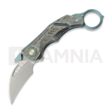 CH Knives - Cupra-SL - Damascus - Titanium