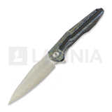 CH Knives - Wartex-SL - Damascus - Titanium Flaming + CF