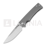 Chaves Knives - 229 Liberation Drop Point Stonewash Titanium