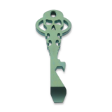 Chaves Knives - Titanium Crosshatch Green Ano