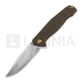 Cheburkov - Medved (Bear) Damascus, Bronze Titanium