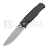 Cheburkov - Strizh small Damascus, Carbon Fibre