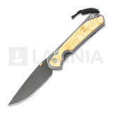 Chris Reeve - Sebenza 31, large, box elder burl damascus ladder