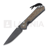 Chris Reeve - Sebenza 31, large, natural micarta, raindrop damascus