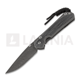 Chris Reeve - Sebenza 31, small, black micarta damascus boomeran