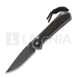 Chris Reeve - Sebenza 31, small, oak damascus raindrop