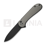 CIVIVI - Button Lock Elementum II, Diamond Pattern Gray Al