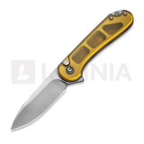 CIVIVI - Button Lock Elementum II, Polished Ultem, Satin