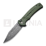 CIVIVI - Cogent Damascus, green micarta