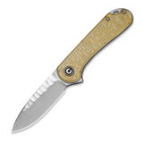 CIVIVI - Elementum, Polished Ultem, Satin Rock-Grind