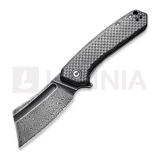 CIVIVI - Mini Bullmastiff, damascus twill carbon