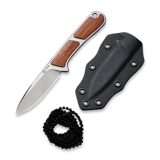 CIVIVI - Mini Elementum Fixed Blade, Guibourtia, Satin