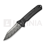 CIVIVI - Neurohaptic Damascus, Black G10/Carbon Fiber