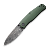 CIVIVI - Sokoke Damascus, Green Canvas Micarta