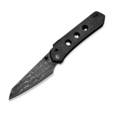 CIVIVI - Vision FG Damascus, Black Canvas Micarta