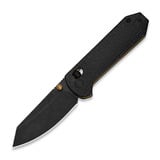CIVIVI - Yonder, Black Burlap Micarta, Black Stonewash