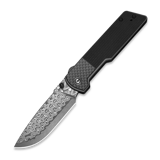 CIVIVI - Zygon Damascus, Gray G-10 & Carbon Fiber