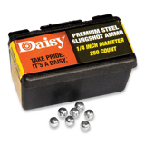 Daisy - Steel Slingshot Ammo .25in