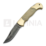 Damascus - Lockback Bone
