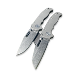 Demko Knives - AD 20.5 Smooth Titanium CPM3V, clip point