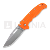 Demko Knives - AD 20.5 Stonewashed, Clip Point, orange
