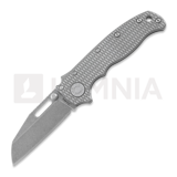Demko Knives - AD 20.5 Textured Titanium CPM3V, shark foot