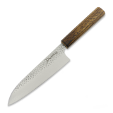 Demko Knives - Santoku VG10 San Mai, Red Oak