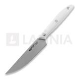 Due Cigni - Set 6 pcs 1896 Steak America, white pom