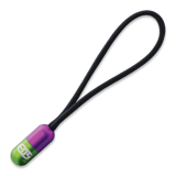 EOS - Pill Bead Lanyard, verde, violet