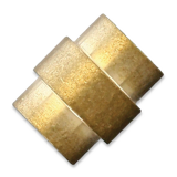 Flytanium - Brass Crosshair Stopper for Spyderco Para2 / Para3