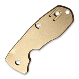Flytanium - Brass Scale for Spyderco Techno 2 - Antique Stonewash